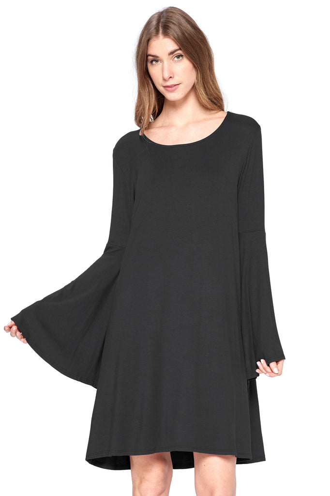 Bell Sleeve Midi Dress – 12 Ami